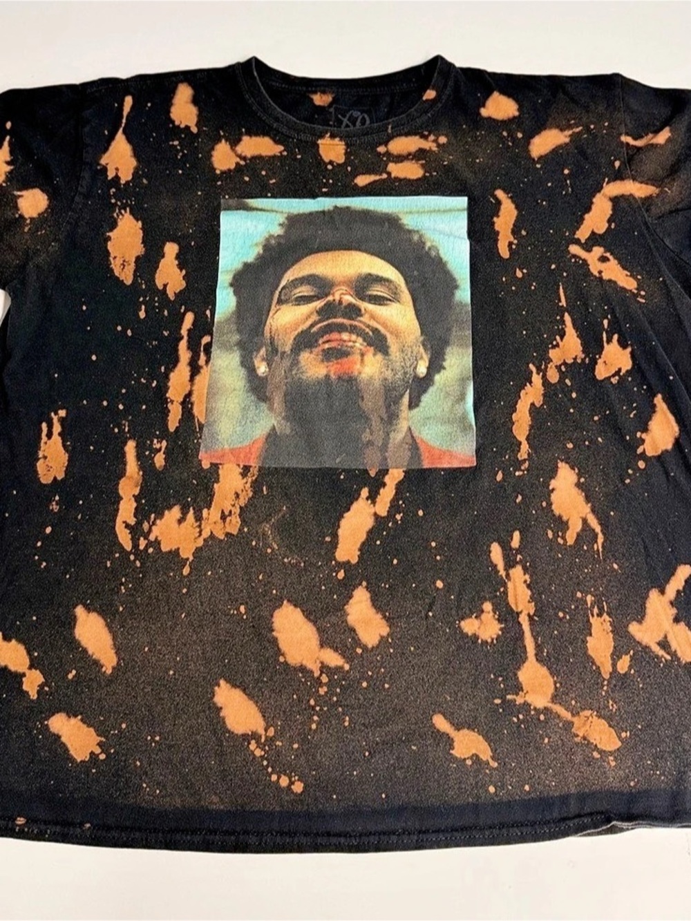 The Weeknd After Hours Photo Tee Graphic Tee Black & Orange